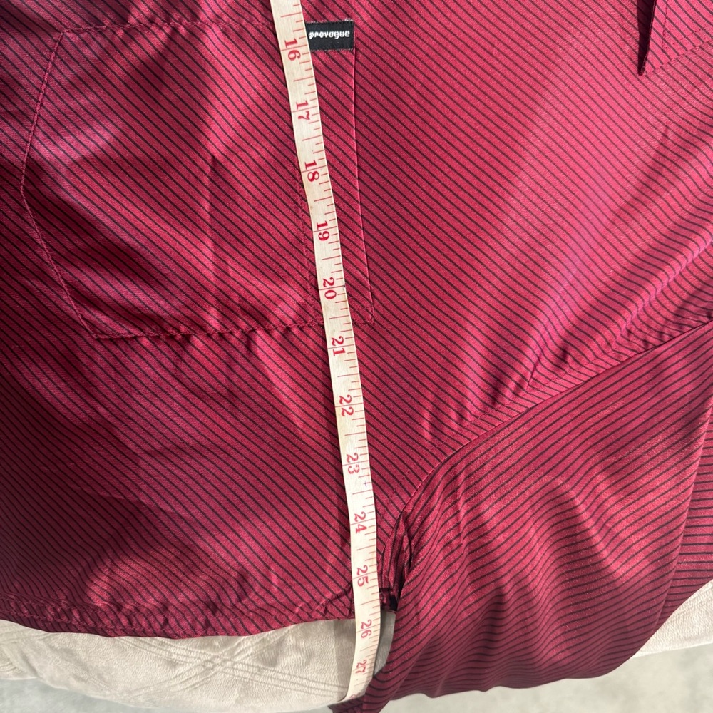 Men's Red Striped Shirt - Picture 9 of 9